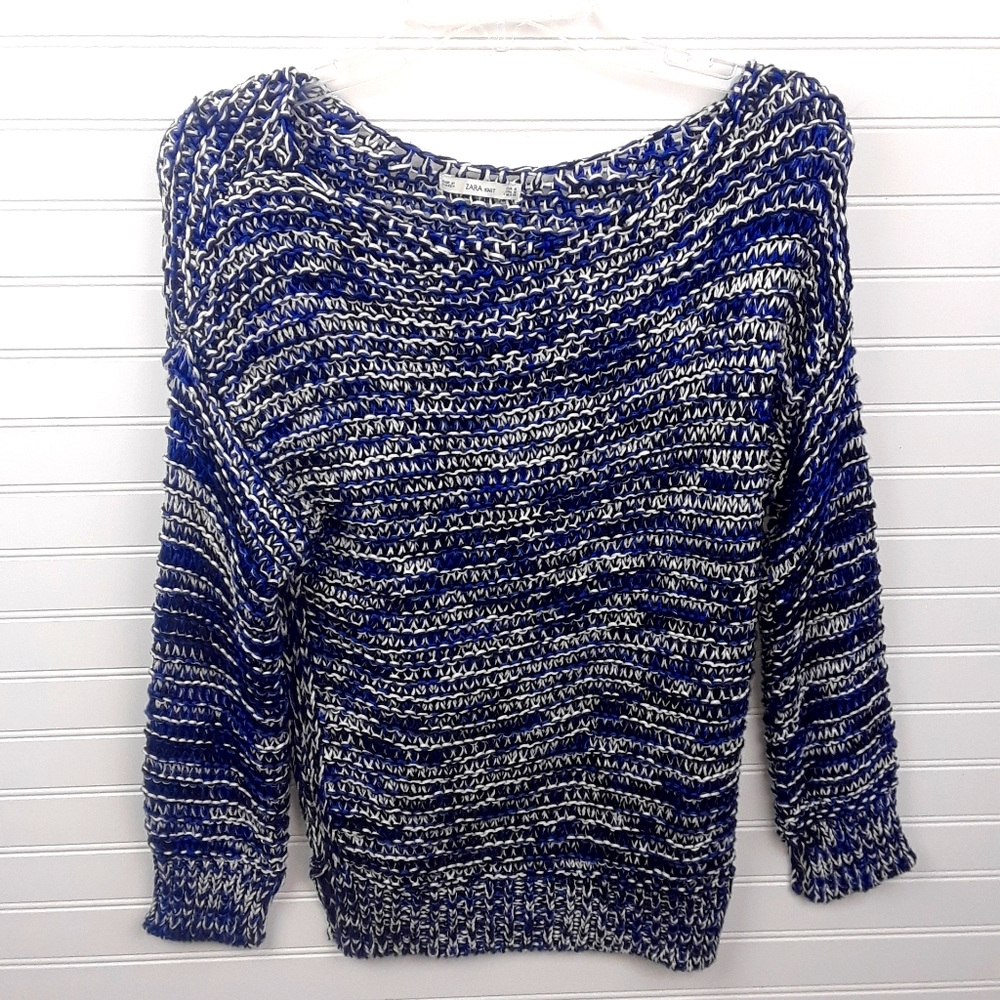 Zara Scoop Chunky Sweater Size M